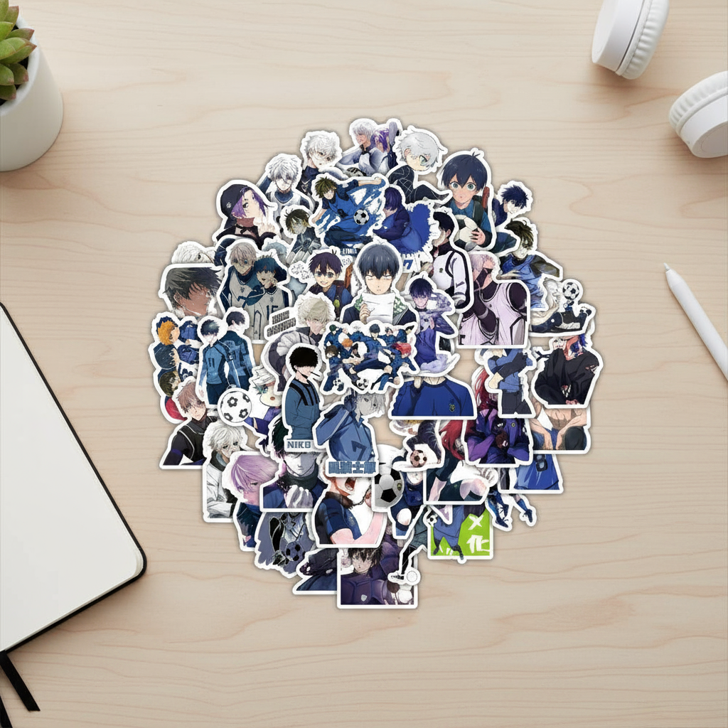 60PCS Blue Lock 2 Waterproof Anime Stickers - Stylish Decals for Soccer ...