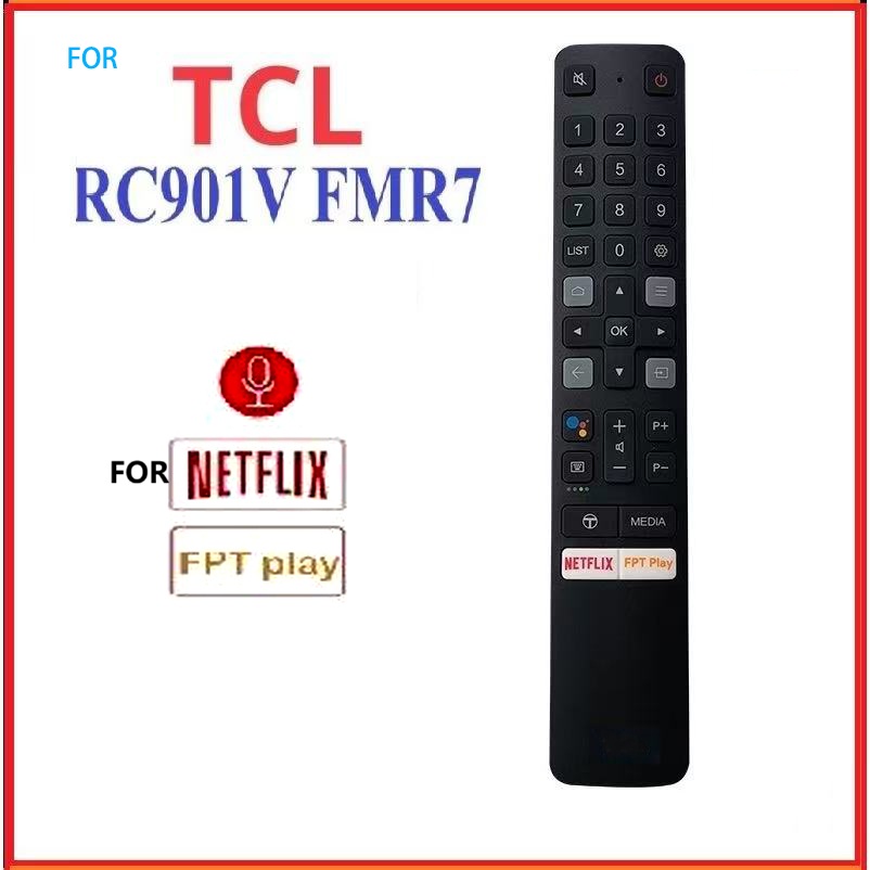 Voice TV Remote Control For TCL RC901V Compatible With All TCL | Shopee ...