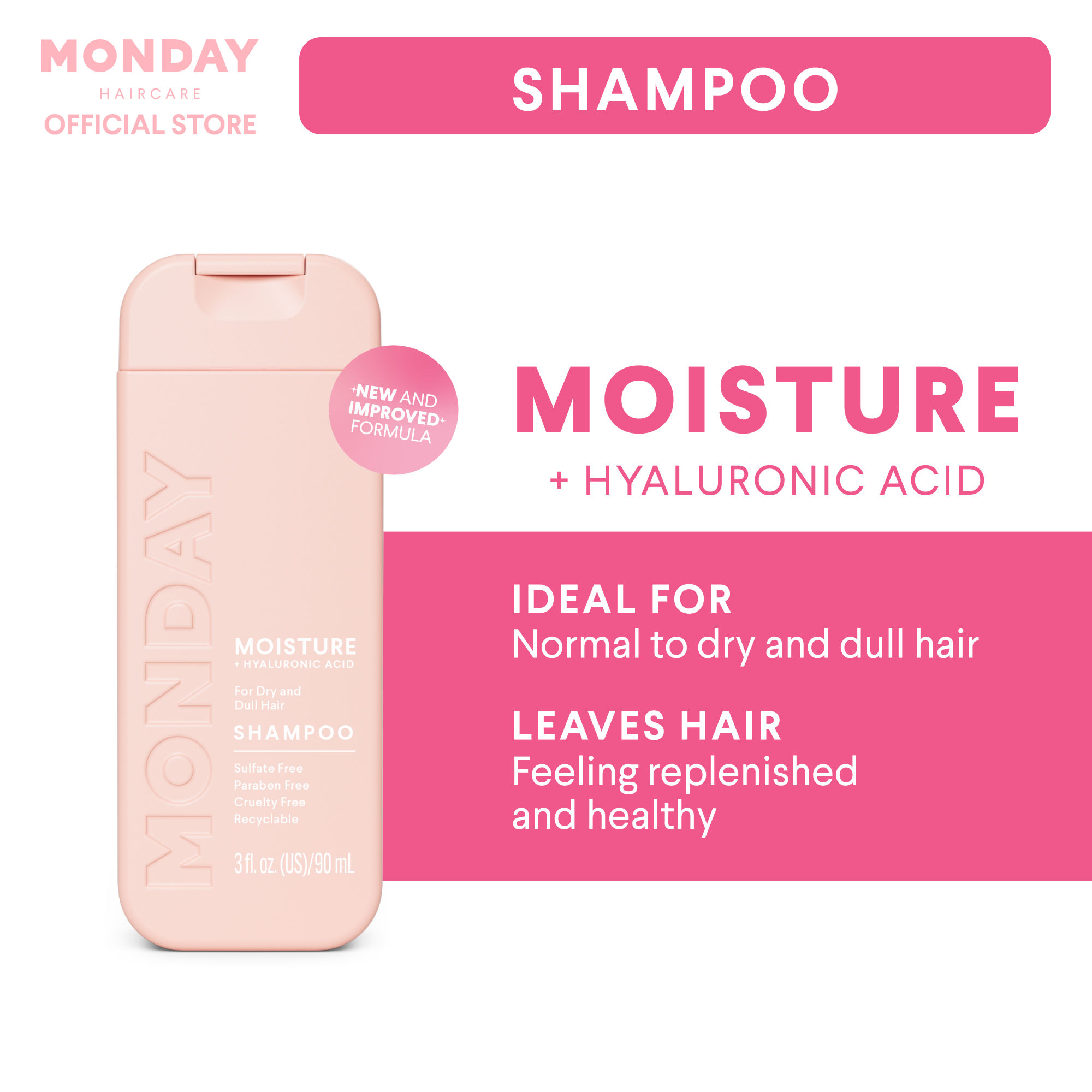 MONDAY Haircare MOISTURE Travel Shampoo 90 ml | Shopee Philippines
