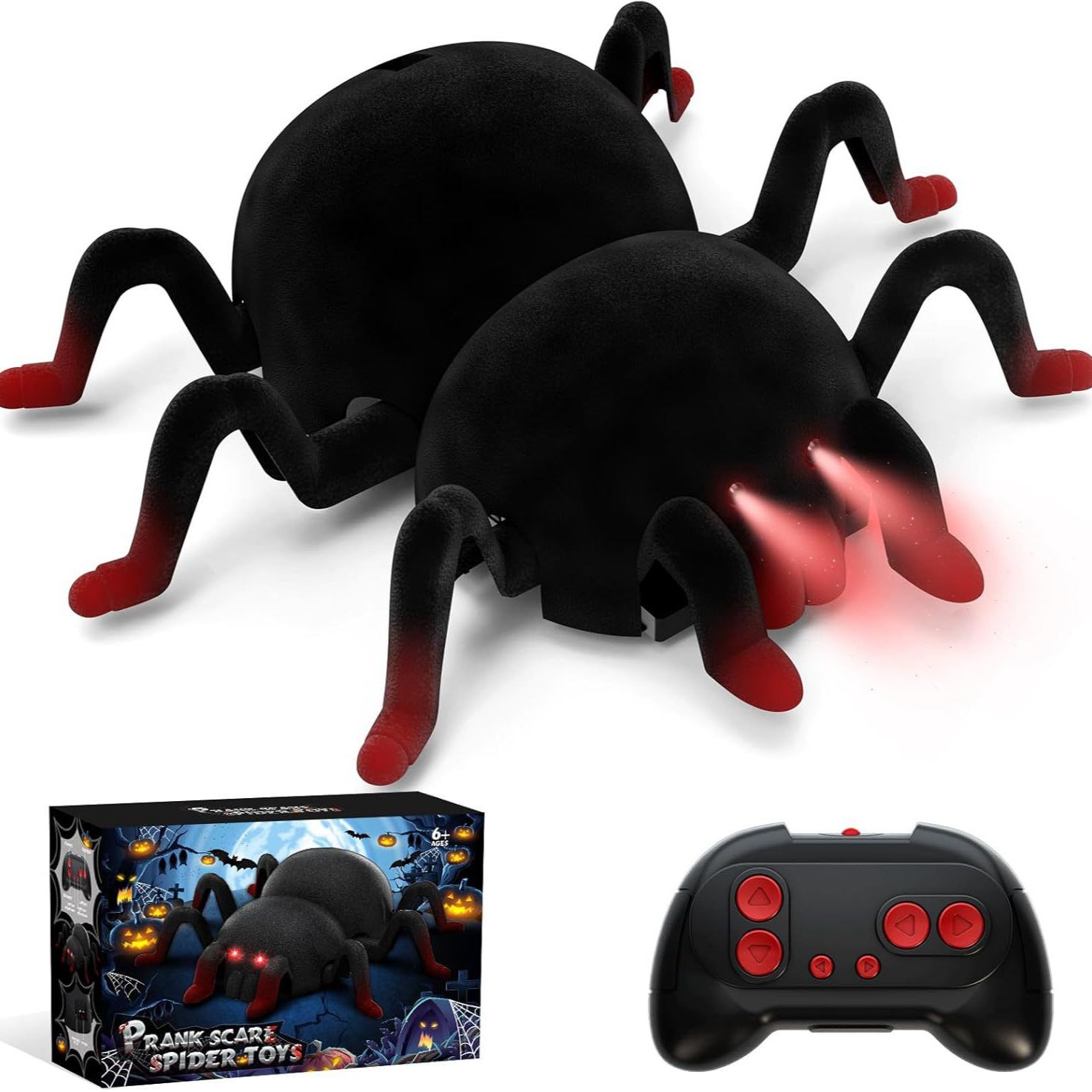Remote Control Spider, Wall Climbing RC Spider Prank Toys, Rechargeable ...