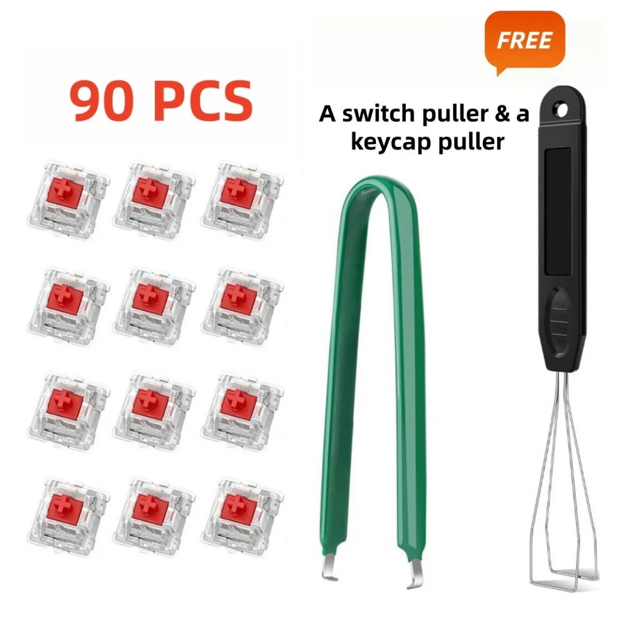 Keyboard Switch Keyboard Clicker Key Replacement 3 Pin Tactile Switch ...