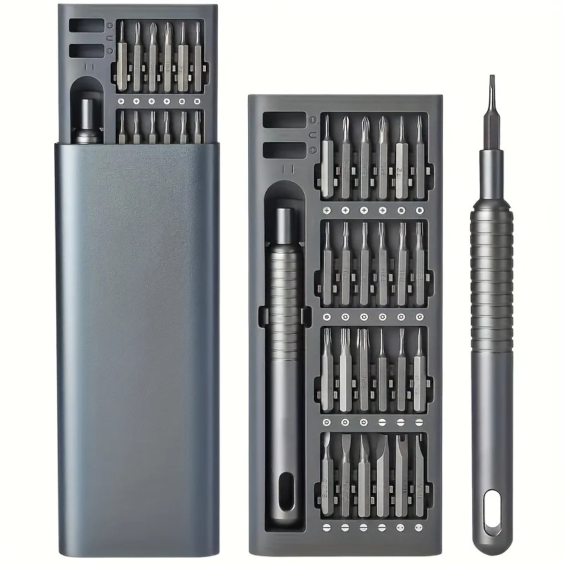One Set 24-In-1 Mini Screwdriver Set Flathead And Crosshead Small ...