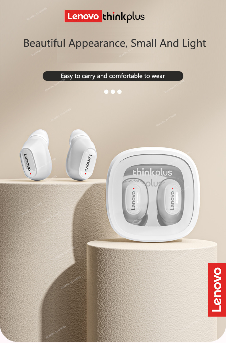 Lenovo Thinkplus XT62 Earphones TWS Bluetooth 5.3 ENC Noise Cancelling ...