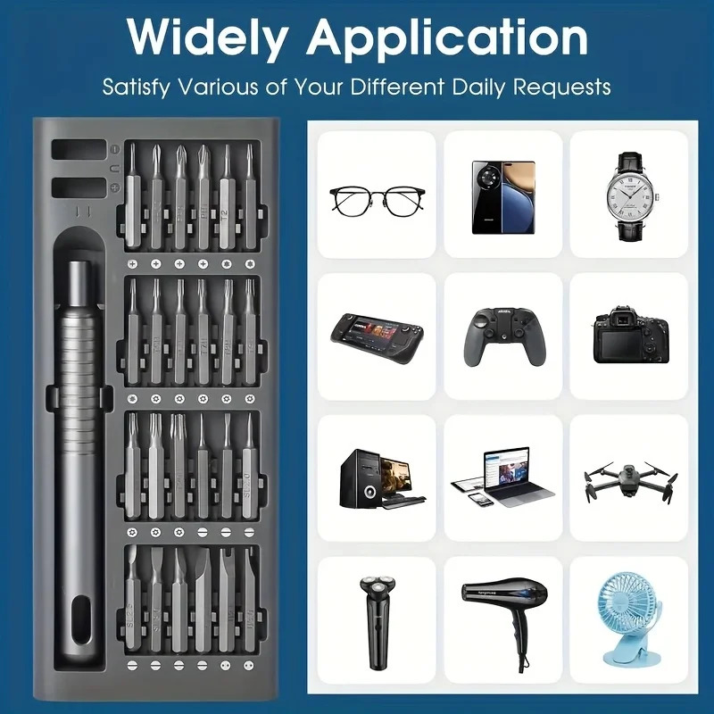 One Set 24-In-1 Mini Screwdriver Set Flathead And Crosshead Small ...