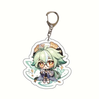 Cute Genshin Impact Game Character Acrylic Keychain SAYU Yoimiya Kazuha ...