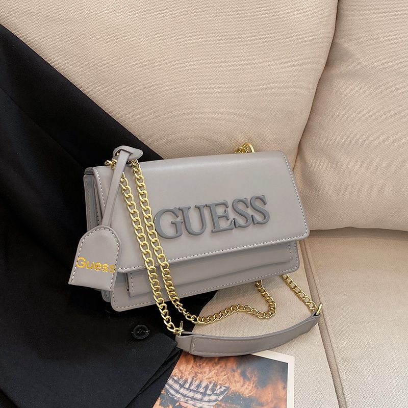 Guess Handbag Women Chain Shoulder Sling Bag Black Bag Crossbody Bag 8 colors leather square bag Shopee Philippines