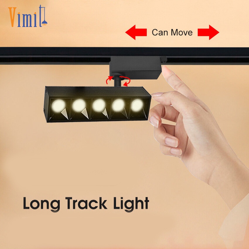 【Free Shipping】Vimite Led Rail Lights Ceiling Guide Rail Light long ...