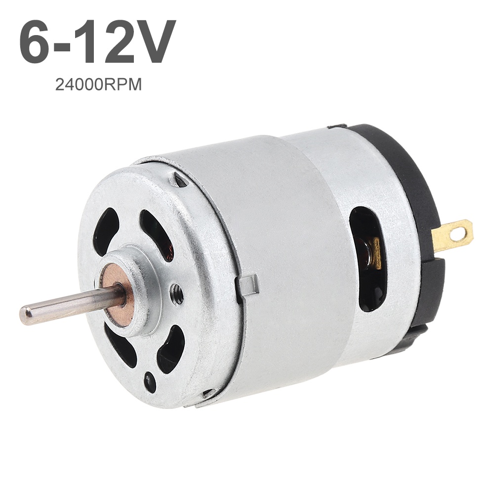 RS360 DC Motor 6-12V 24000RPM High Speed Carbon Brush Micro Motor for ...