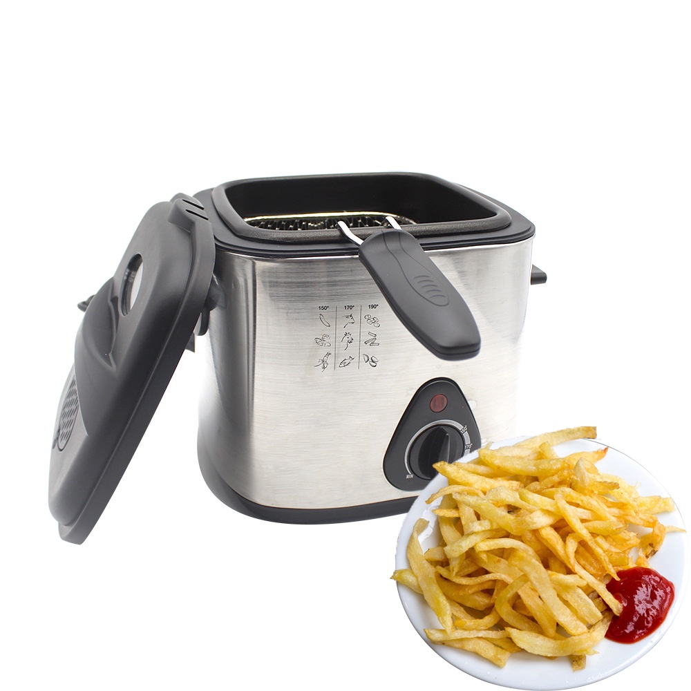 1000W oil Fryer And 1.5 litres capacity Electric Deep Fryers for Fried Chicken Stands Frying