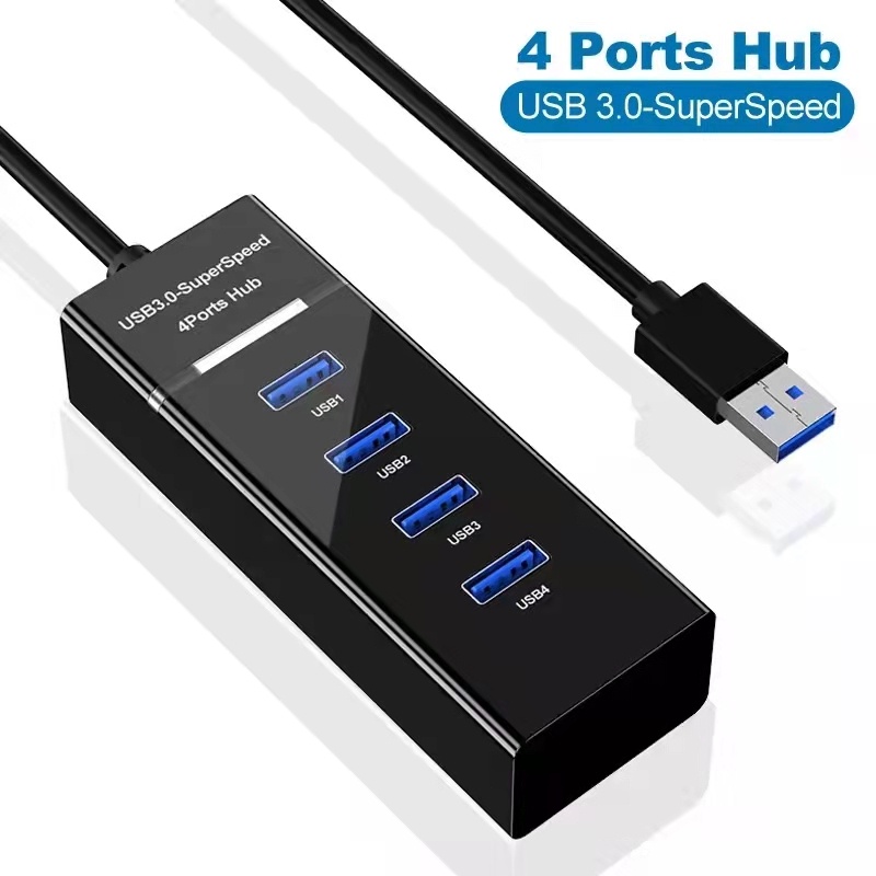 USB 2.0 3.0 Hub Splitter 4 Ports Multi Splitter Expander USB Adapter ...