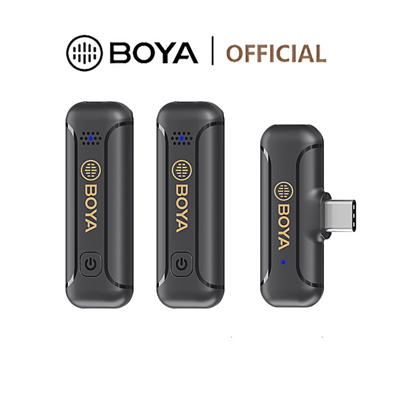BOYA BYWM3T2D/U 2.4GHz Wireless Microphone Original Mini Mic Lapel