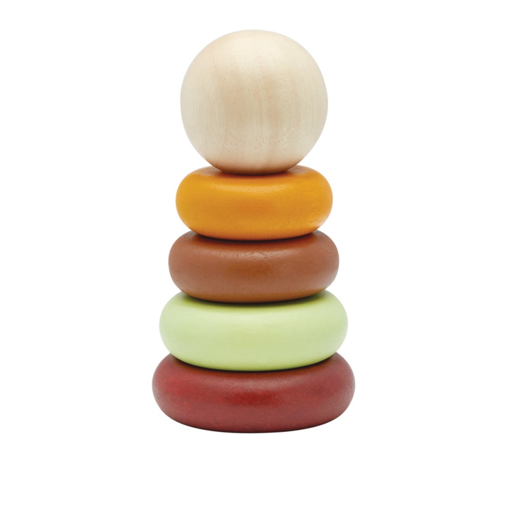 PlanToys Wooden Toy 5286 My First Stacking-Modern Rustic Enhance ...