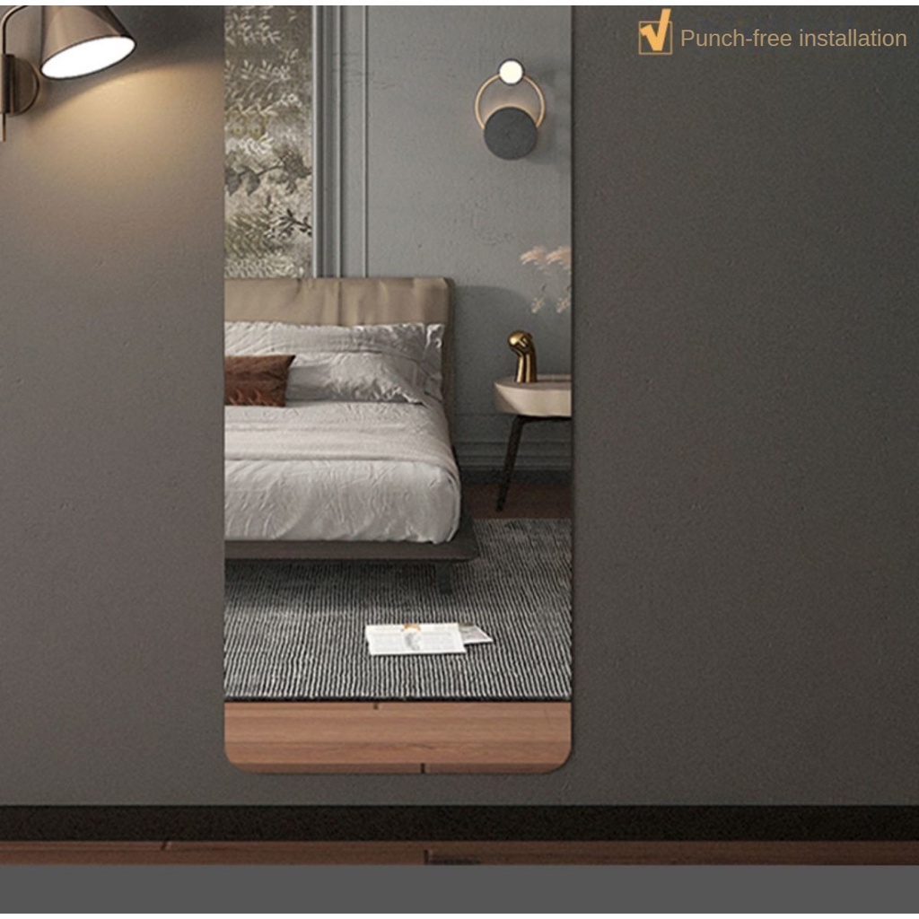HYHJH Unbreakable Acrylic Full Length Mirror for Wall Mounted,Full Body Mirror for Kids,Plastic