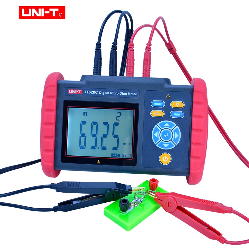 UNIT Ut620C Digital Micro Ohm Meter Dc Low Resistance Cable Wire Coil