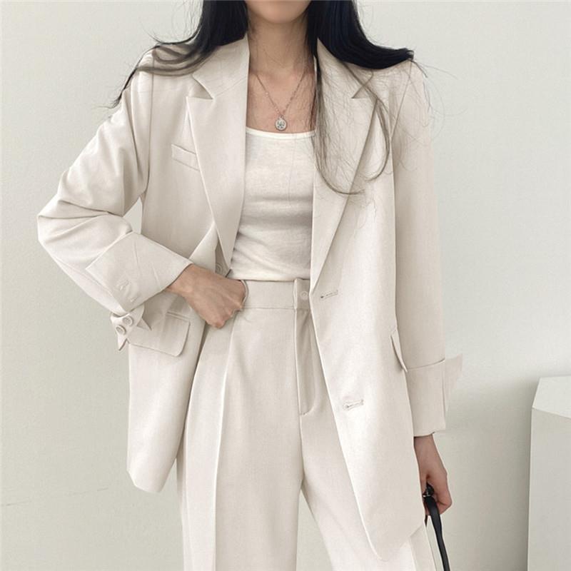 BLAZER FOR WOMAN White Suit Jacket for Women 2024 New Spring and Autumn ...