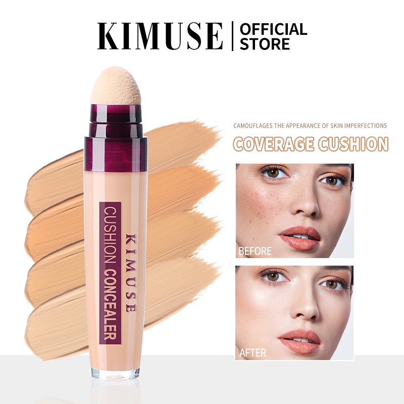 KIMUSE 4 Color Natural Coverage Cushion Concealer Makeup Shopee Philippines
