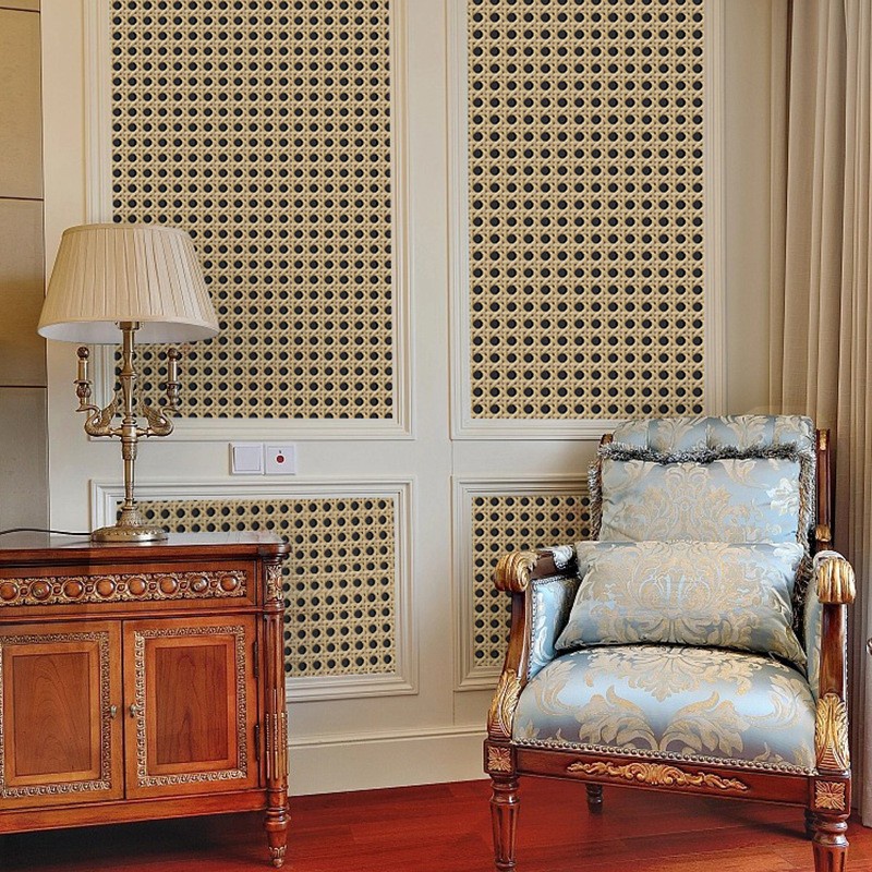 Rattan Wallpaper Cane Contact Paper Peel and Stick Wallpaper Hexagon ...