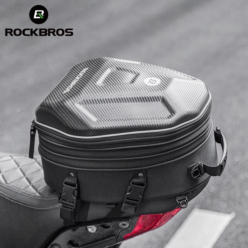 ROCKBROS Motorcycle Waterproof Helmet Bag 20-35L Extensible Storage bag ...