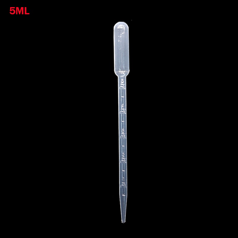 100PCS 0.2 /0.5 /1 /2 /3 /5ML Laboratory Pipette Plastic Disposable ...