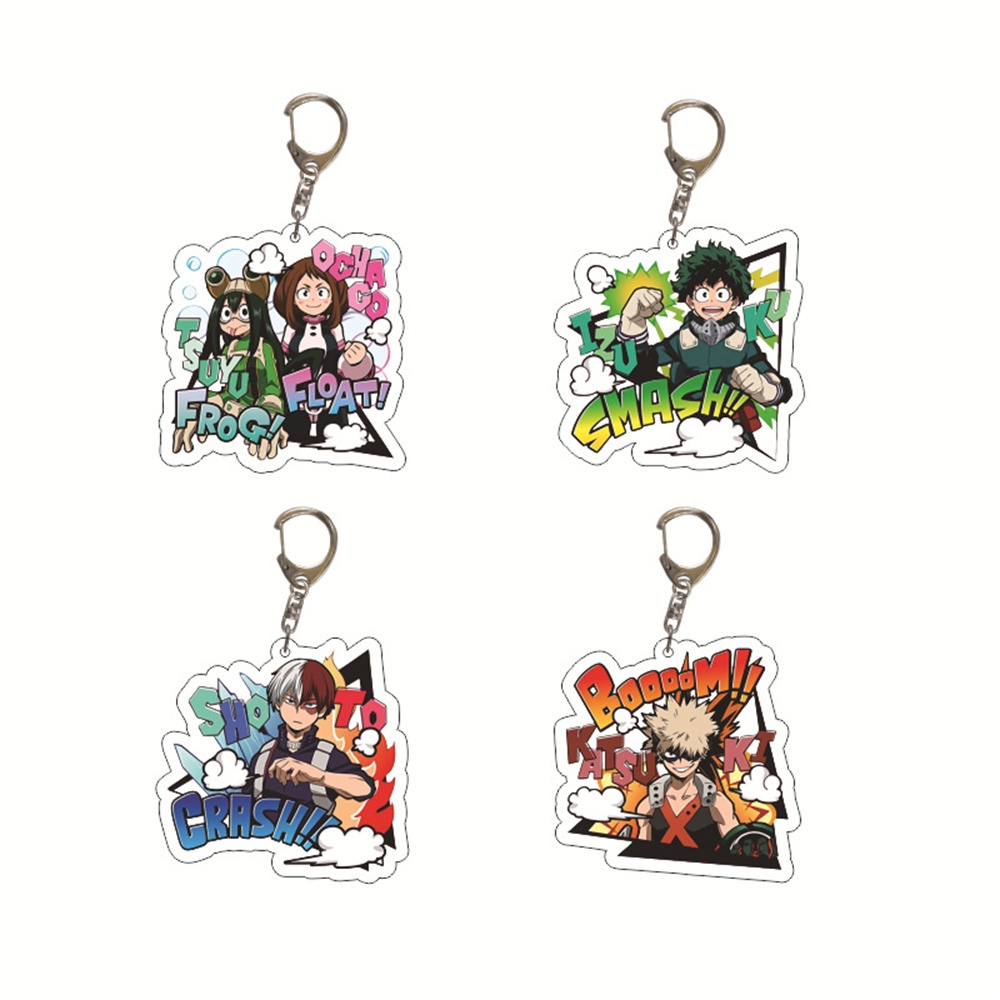 Cute My Hero Academia Collection Acrylic Keychain Toga Himiko Dabi ...