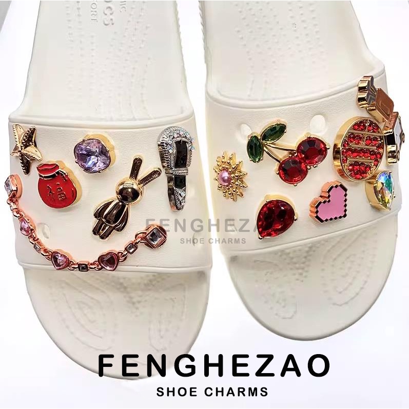 Crocs jibbitz Metal/Shoe Charms/Jibbitz Crocs/Shoe hole ornaments