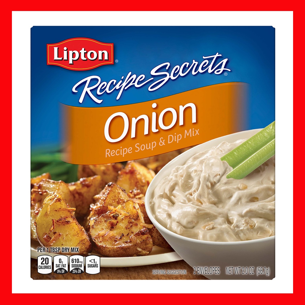 Lipton recipe secrets onion soup dip mix 57g shopee philippines