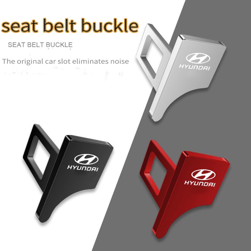 1/2PC Hyundai Universal Seat Belt Buckle Car Clip Alarm Eliminator