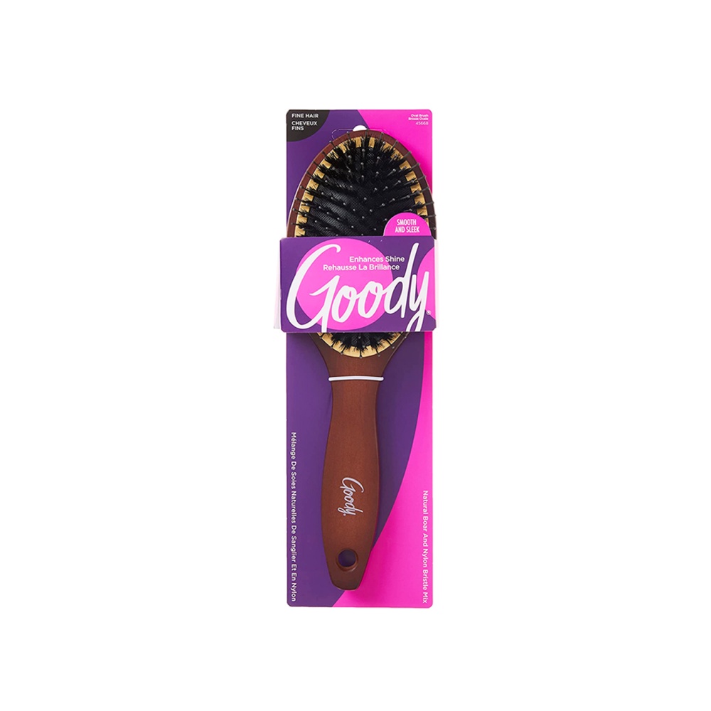 GOODY-Strgt Oval XX (1 pc.) Boar Bristle Hair Brush Comb | Shopee ...