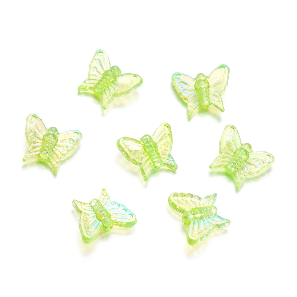 St Kunkka Pieces Acrylic Butterfly Bead Pendant Transparent