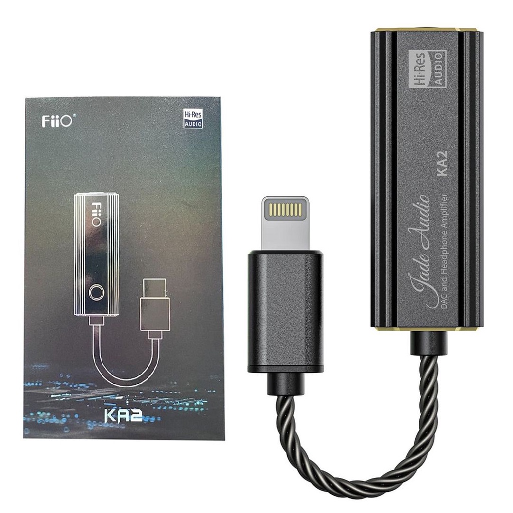 FiiO KA2 Compact DAC and Headphone Amplifier (Lightning) for iPhone