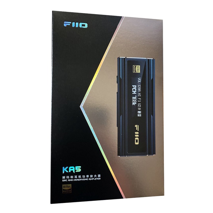 FIIO KA5 USB DAC Headphone Amplifier - 3.5mm & 4.4mm Outputs For Hi-Res Audio