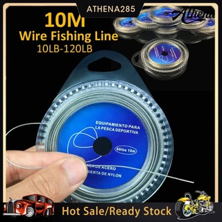 10M fishing Stainless steel wire line 7 strands Trace with Coating