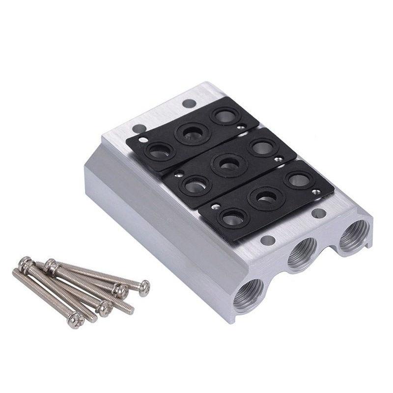 Confluence plate solenoid valve base 4V210-08 confluence row ...