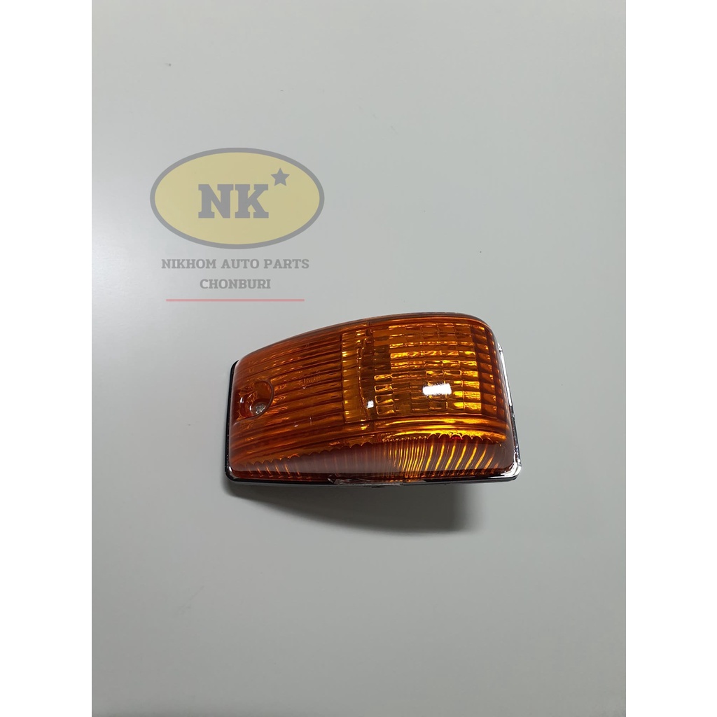 Automann Oval Side Turn Signal Lamp – Amber LED With Amber Lens, For Hino 238/358/368/338 Trucks
