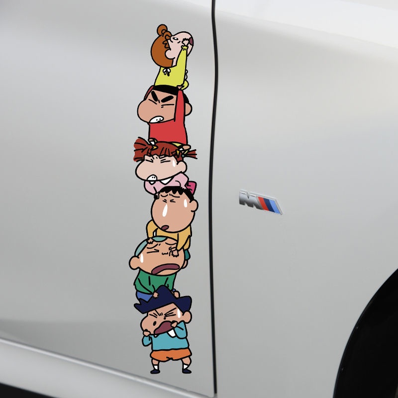 Car Sticker Cartoon Anime Crayon Shin-Chan Little Buddy Diele Rear ...