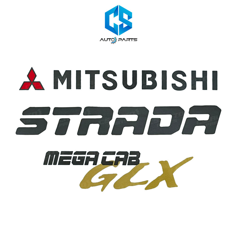 STRADA MEGA CAB GLX Sticker-MITSUBISHI Year 95-05 (With Pickup Truck ...