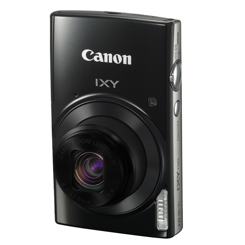 Canon Digital Camera IXY 190 Black 10x optical zoom IXY190BK【Direct ...