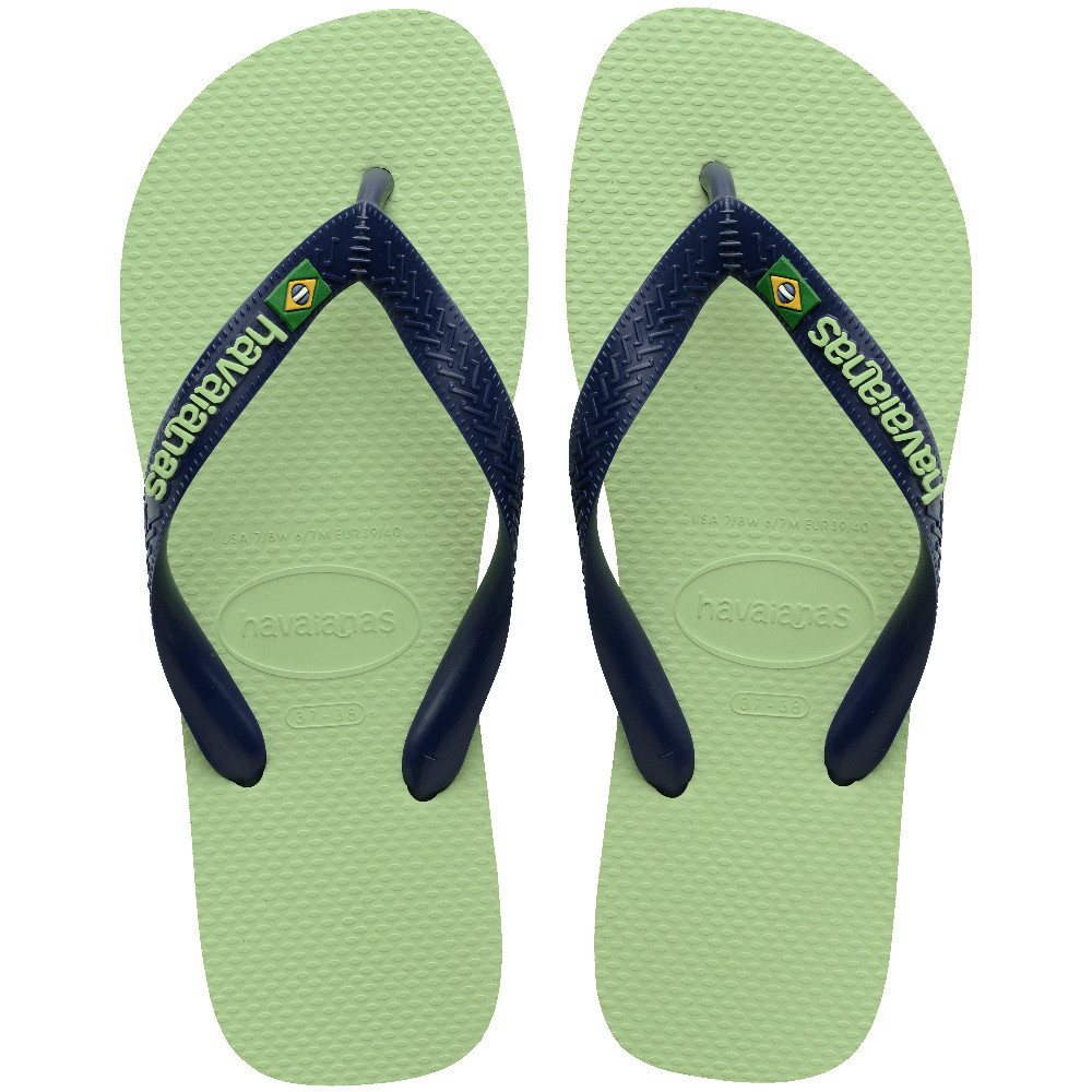 HAVAIANAS Brasil Logo Flip Flops GREEN 41108501822U U4GNXX Shopee Philippines