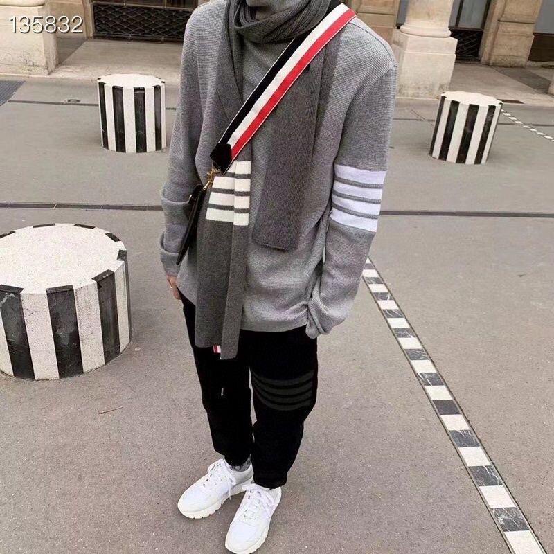 Thom Browne scarf autumn and winter new ins couple style men s and ...