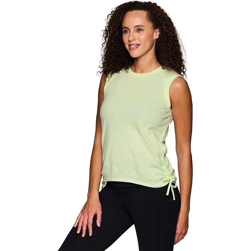 RBX Active Cotton Blend Workout Tank Top for Women Side Tie Breathable Sleeveless Muscle Tee Yoga Tunic with Plus Sizes Shopee Philippines