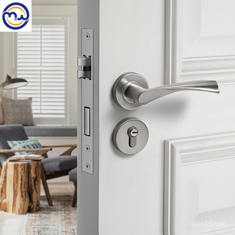 Door Lock Home Use Versatile Magnetic Separation Indoor Mute Bedroom ...