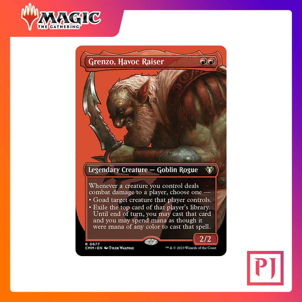 [MTG] Grenzo Havoc Raiser (Borderless) [CMM] [RED] [RARE] [NORMAL] [ENG ...