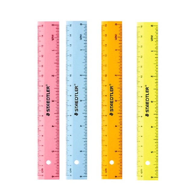 Say Chat Give Out Code Staedtler Plastic Ruler Model 562 Clear Pastel ...