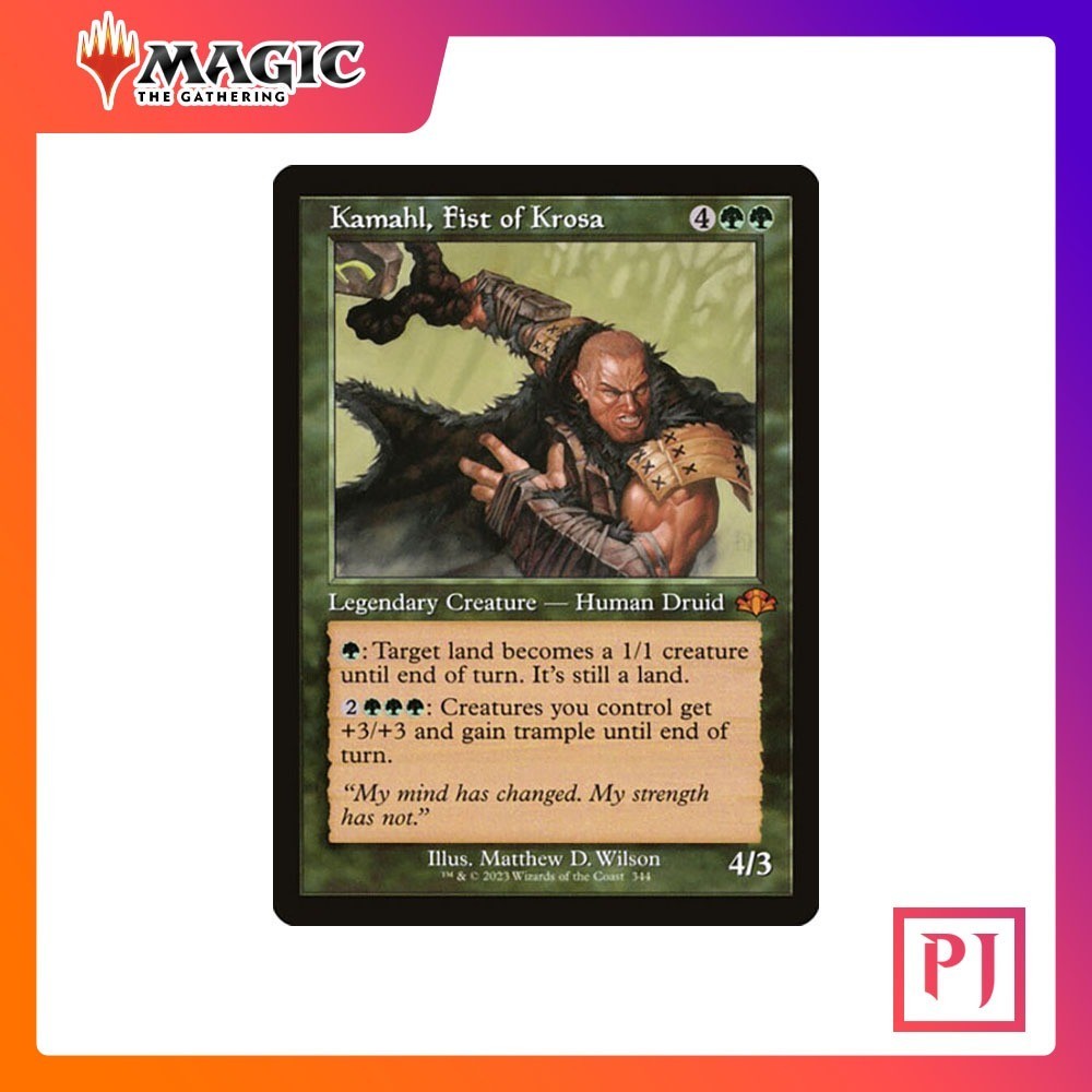 [MTG] Kamahl Fist of Krosa (Retro Frame) [DMR] [GREEN] [MYTHIC] [NORMAL ...