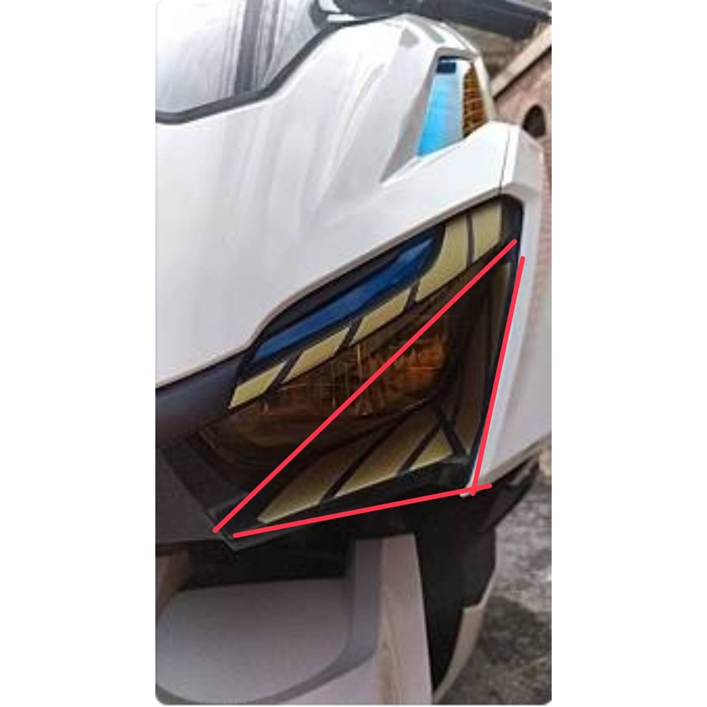 Click 160 vario 2022 Sticker Under Headlamp. Slim Design Add ...