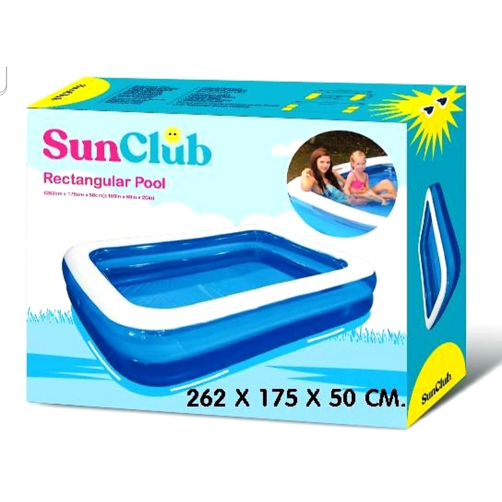 Hot Toys Inflatable Pool Swimming Children's Square 2 Layers With Non ...