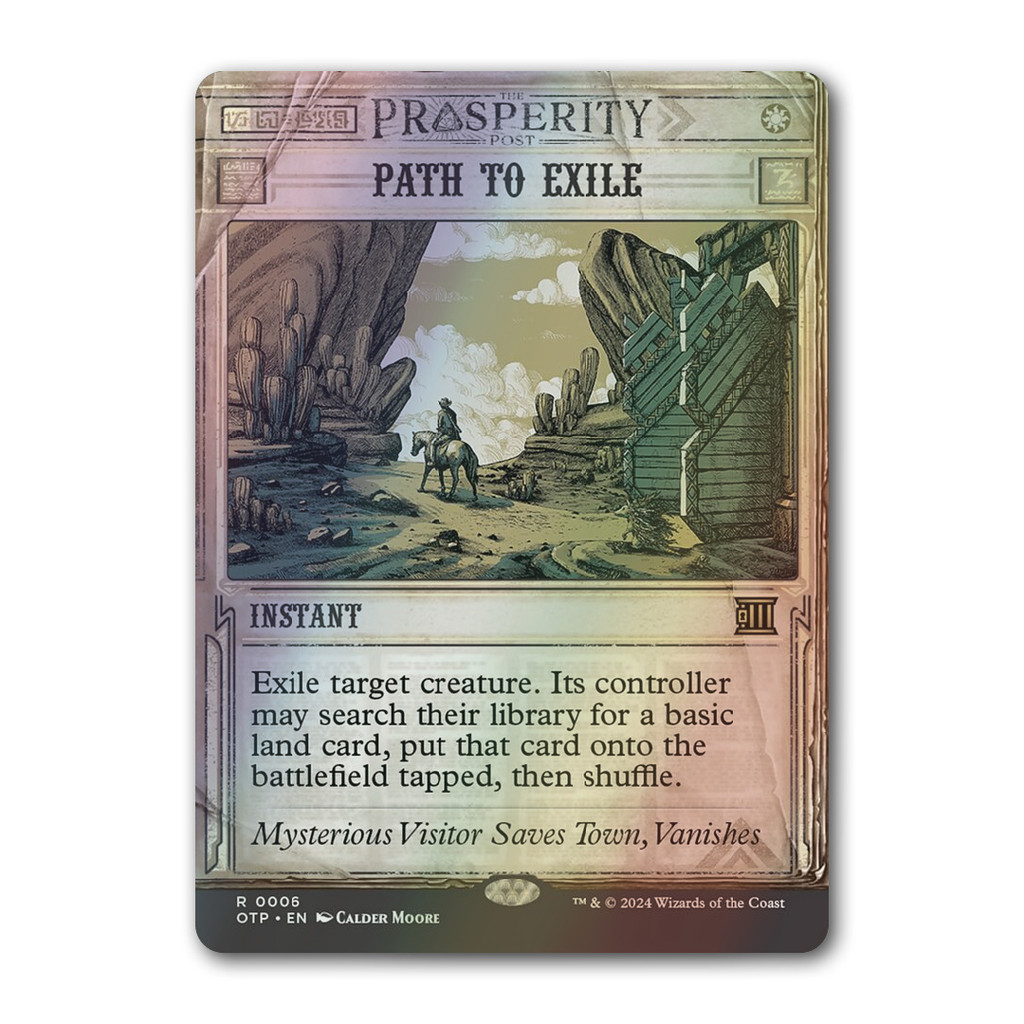 [MTG] Path to Exile [OTP] [White] [Rare] [Foil] [ENG] [2024] (Magic ...