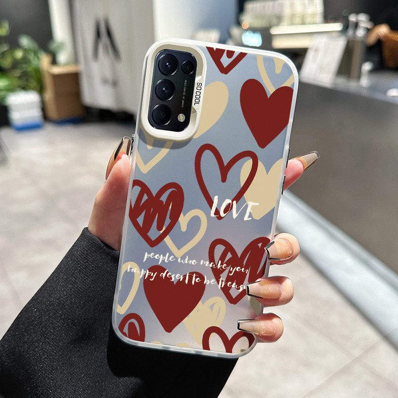 Asuwish Cover per OPPO Find X3 Lite/Reno 5 5G/5K con Pellicola