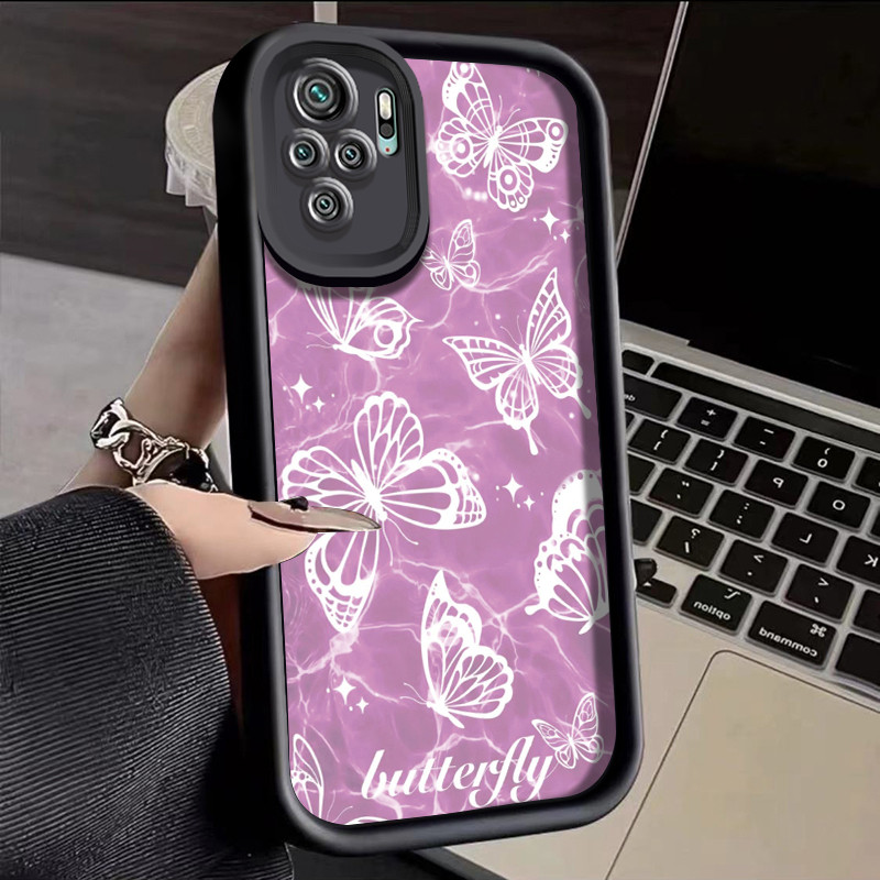 COMAKU Cover Silicone Morbido Per Xiaomi Redmi Note 10 / Note 10S – Antiurto Sottile, Viola