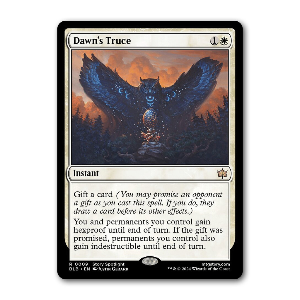 Dawn's Truce [Bloomburrow Prerelease Promos] main image 0